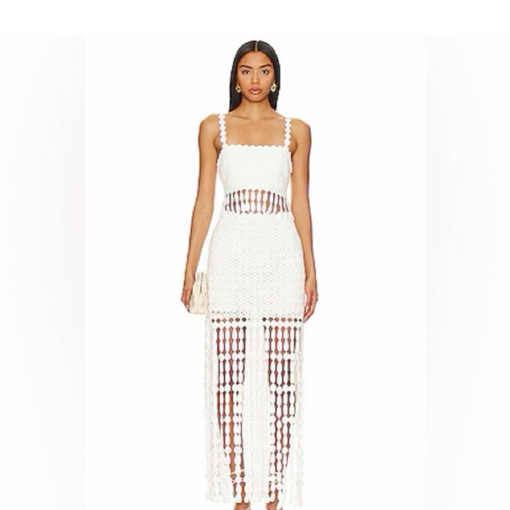 SAYLOR White Crochet Eloie Set